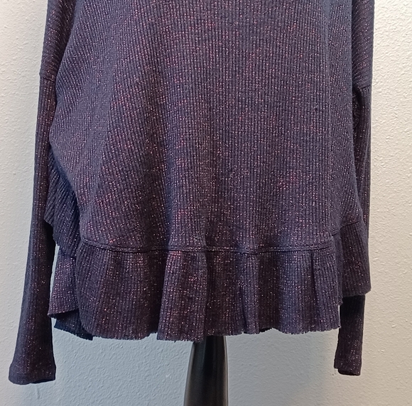 Anthropologie 9-H15 STCL Orley Metallic Cowl Neck Sweater - Picture 6 of 16